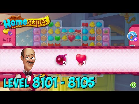 Homescapes level 8101 - 8105 🏡 Playrix HD
