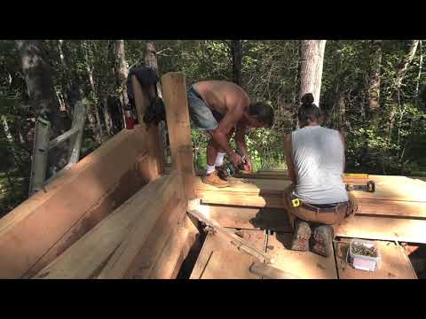 Using Wood Forms and Mechanical Mixing to Speed Cob Construction - Kortus Studio