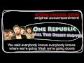 One Republic - All the right moves (Karaoke ...