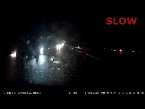 Ucieczka - to był klucz do uniknięcia kolizji kilku aut