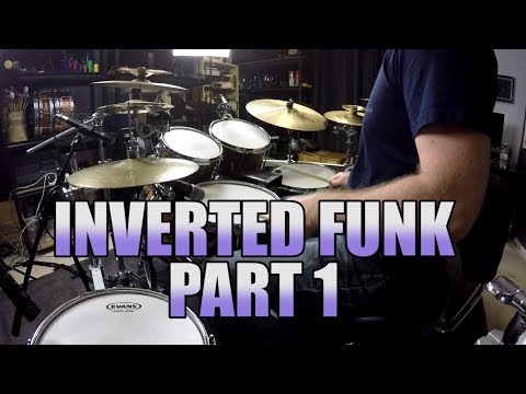 Drum Lessons - Inverted Paradiddle Funk Beat - Part 1