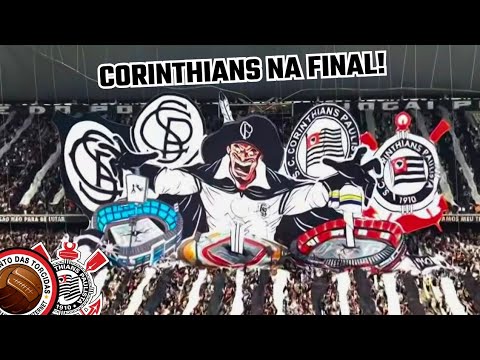 Corinthians fans celebrating, finalists of the Copa do Brasil (14/12)