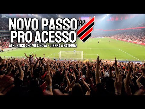 ATHLETICO 2x0 VILA NOVA: músicas na festa da Torcida Os Fanáticos - Libera a BATERIA 