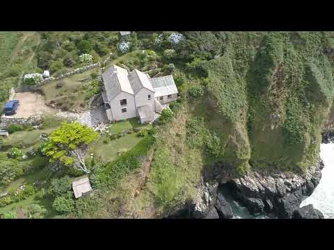 BEAUTIFUL CORNWALL  BEACH DRONE SHOT