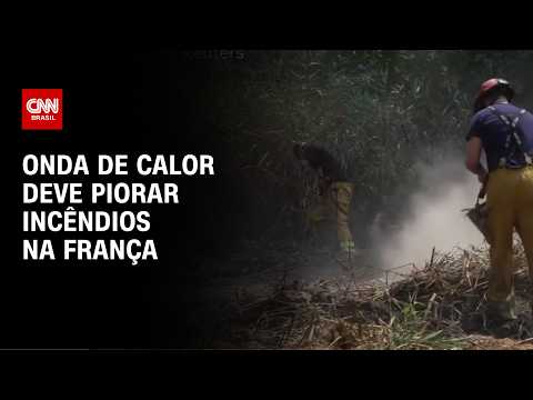Incêndios na França: bombeiros trabalham para evitar novos focos, enquanto calor volta a aumentar