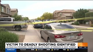 Man killed in west Phoenix shooting identified