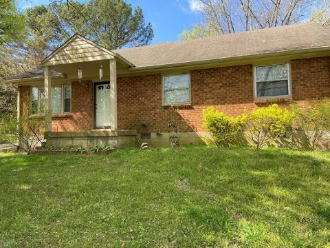 Mt Juliet 3/2 with a large detached workshop/garage -privacy property video