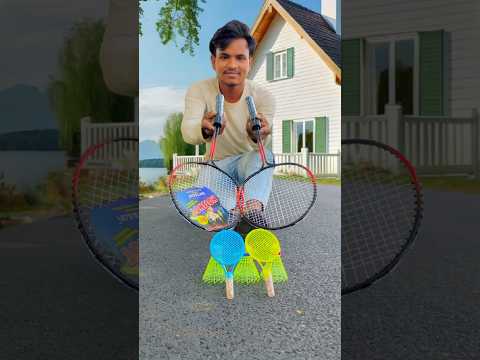 Набор для бадминтона из 6 предметов с шаттлом Cook: распаковка и тестирование