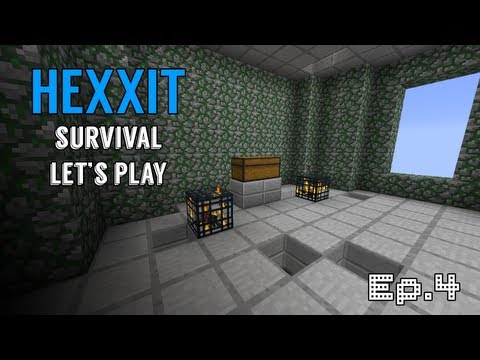 Minecraft: Hexxit Survival Let's Play Ep.4 - Mob Tower Battle