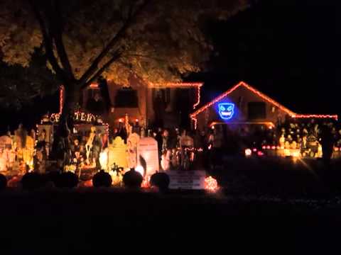 Halloween light show 2013 - Awolnation