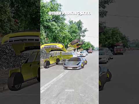 other parking skill vs last one 💀 #troll #trending #parking #sigma