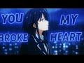 You Broke My Heart (Slowed) - kobzx2z, Myla (Lyrics)