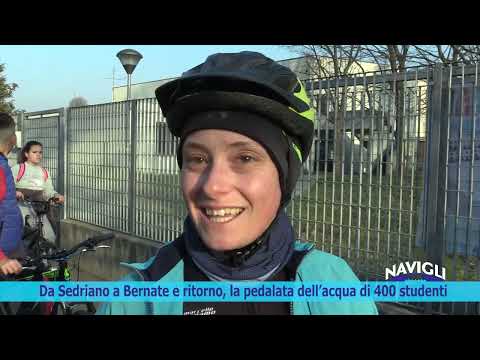 Da Sedriano a Bernate e ritorno, la pedalata dell’acqua di 400 studenti