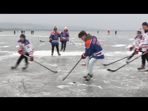 Egerszegi Titánok a Balaton jegén