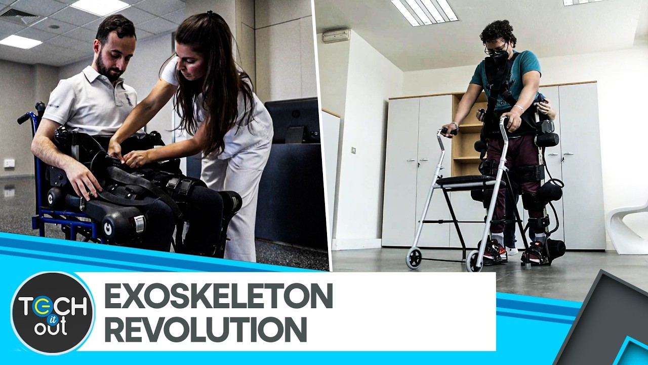How Robotic Exoskeletons are Helping Patients Walk Again | Tech It Out