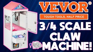 A 3/4 Scale Claw Machine For Your Arcade! VEVOR Mini Claw!