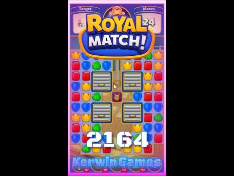 Royal Match Level 2164 - No Boosters Gameplay