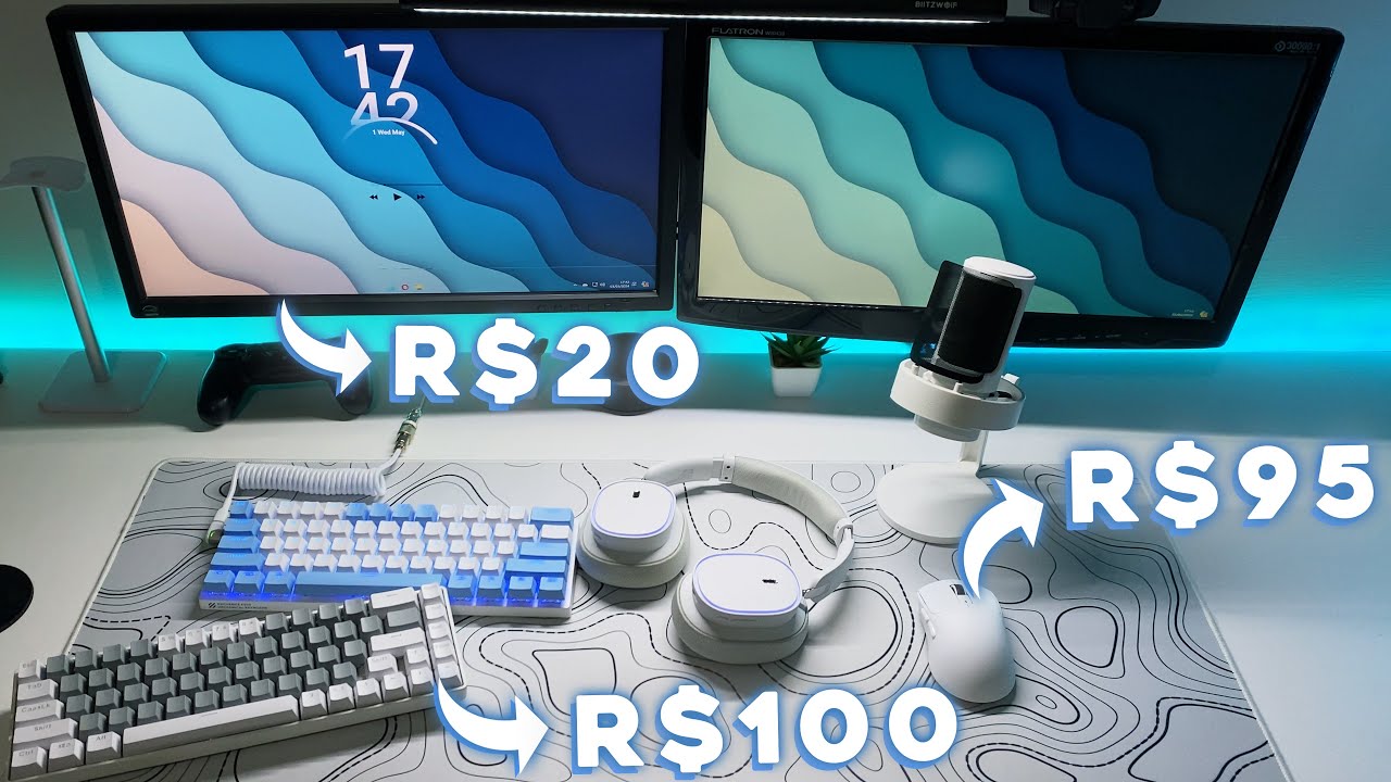 MONTEI O SETUP MAIS BARATO DO ALIEXPRESS | PERIFÉRICOS CUSTO BENEFICIO