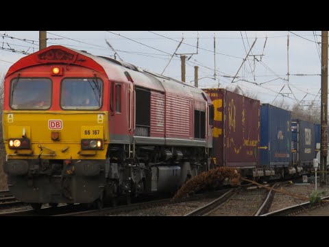 66167 Passes Darlington | 4E96 Mossend Euroterminal to Tees Dock | 26/01/22