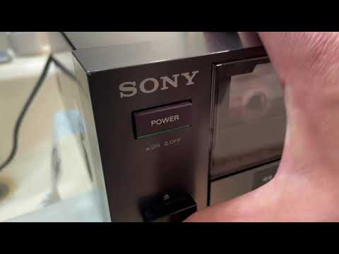 Sony TC-W5 Dual Deck Stereo Cassette Tape Recorder Player - Left Deck Issue