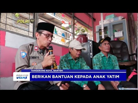 SANTUNAN KE ANAK YATIM DI POLRES TANGERANG