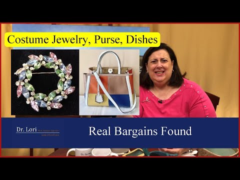 Real Bargains Found: Trifari & Weiss Costume Jewelry, Fendi Purse, Japanese Dishes, more by Dr. Lori