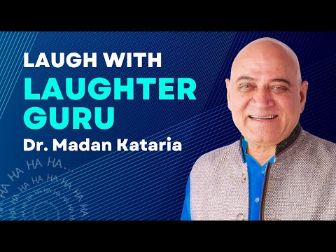 Five minutes instructional laughter yoga video with Dr Madan Kataria