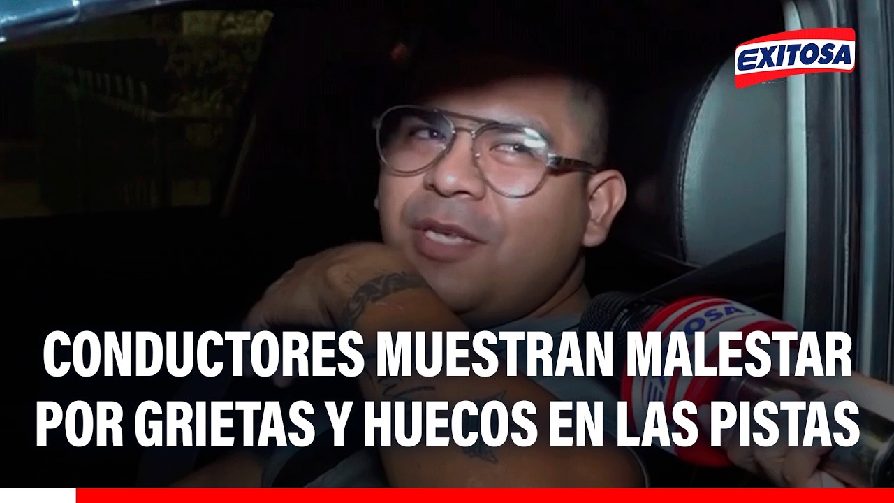 🔴🔵 SJL: Conductores muestran malestar por grietas y huecos en las pistas
