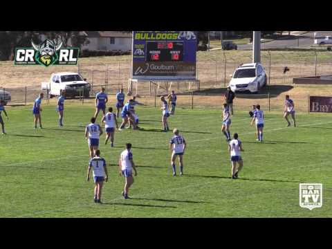 2017 Canberra RL Round 11 U18 Highlights - Goulburn Workers Bulldogs v West Belconnen