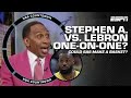 Could Stephen A. score ONE BASKET vs. LeBron James? 👀 'YES, I COULD!' 🤣 - Stephen A. | NBA Countdown