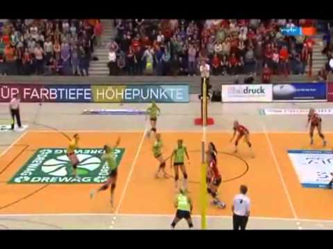 Dresdner SC - USC Münster - 1. Bundesliga Volleyball Damen
