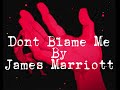 Don't Blame Me- James Marriott (Clean)