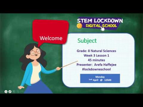 Grade 8 Natural Science 20 April 2020