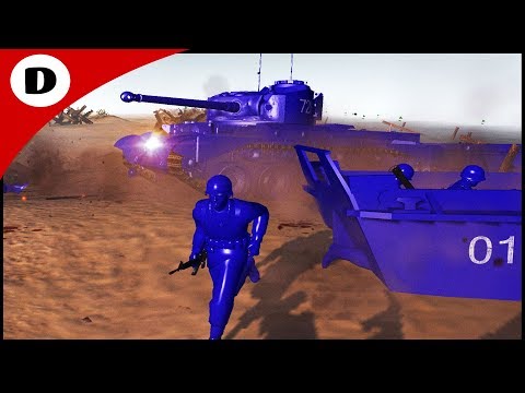 THE BLUES ARMY STORMS THE BEACHES - Army Men: Civil War S2:E1