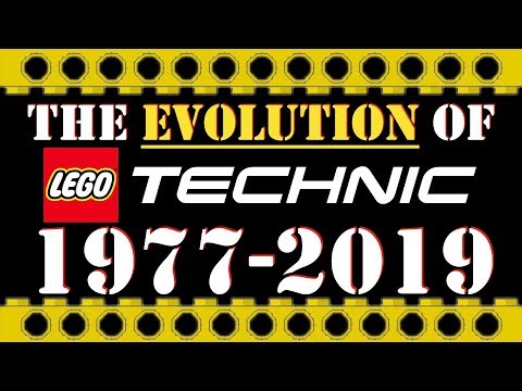 The EVOLUTION of LEGO TECHNIC 1977 -2019