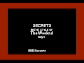 Secrets (In the Style of The Weeknd) (Karaoke with Lyrics)