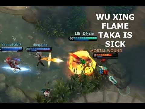 WU XING FLAME TAKA IS SICK! Vainglory 5v5