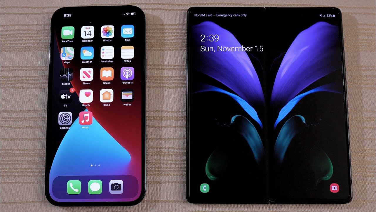 iPhone 12 Pro Max vs Samsung Galaxy Z Fold 2 SPEED TEST!