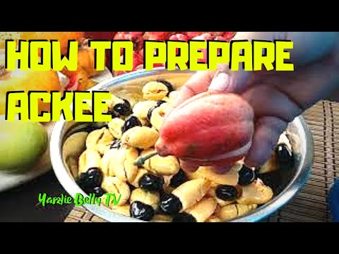 🔴How To Prepare Ackee For Cooking | JAMAICAN ACKEES