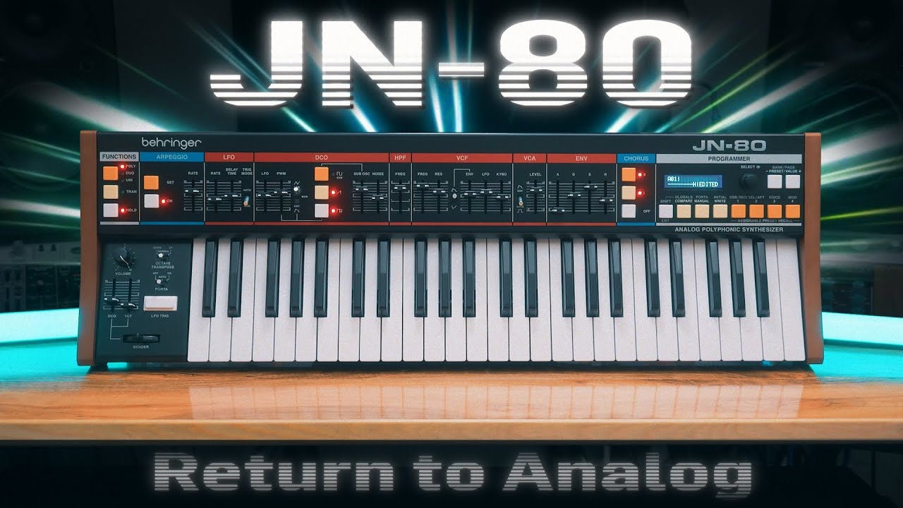 Behringer JN-80. The 80s just evolved - YouTube