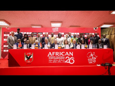 مراسم قرعة بطولة إفريقيا للأندية للكرة الطائرة سيدات من مقر النادي بالجزيرة