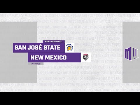 HIGHLIGHTS: San José State vs New Mexico Men's Basketball 1/28/2022