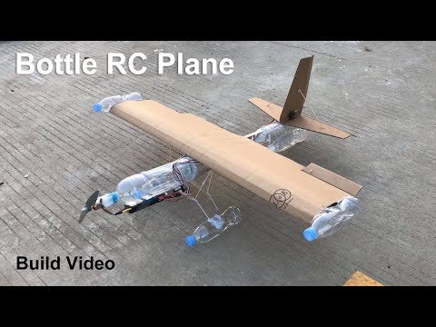 Flying Bottle RC Plane - Cardboard RC Airplane - DIY