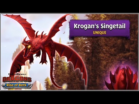 KROGAN'S SINGETAIL TITAN | DRAGONS: RISE OF BERK