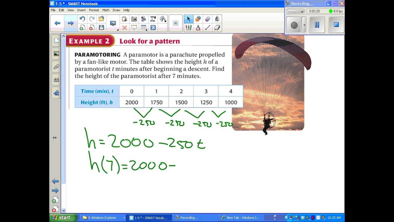 Algebra II 1-5 Use Problem Solving Strategies and Models