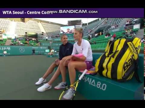 Karolina Pliskova coaches Kristyna Pliskova.