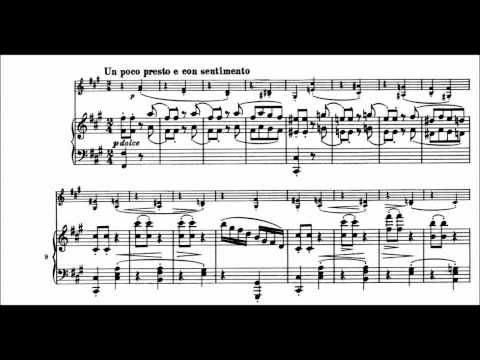 Brahms - Violin Sonata No. 3 in D minor, Op. 108 (Perlman & Ashkenazy) Complete with Sheet Music