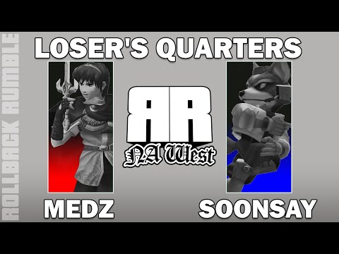 Medz (Marth) vs Soonsay (Fox) | Loser's Quarters | Rollback Rumble: NA West 3
