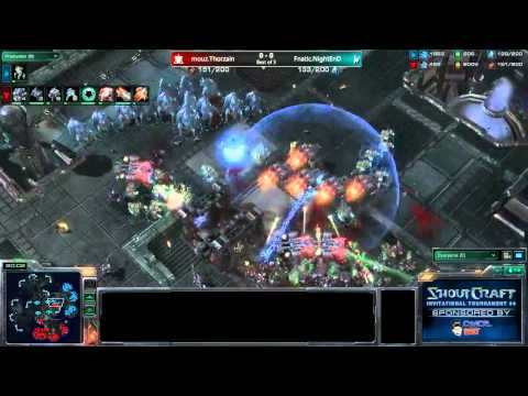 ► SHOUTcraft - SCi4 - RO8 : ThorZaIN vs NightEnD G1 - Part 2