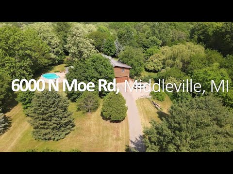 Real Estate Walkthrough Video: 6000 N Moe Rd, Middleville, MI
